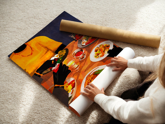 "DINNER AT MAMA'S HOUSE" Print